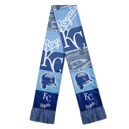 Forever Collectibles Kansas City Royals Scarf Printed Bar Design 9279716378